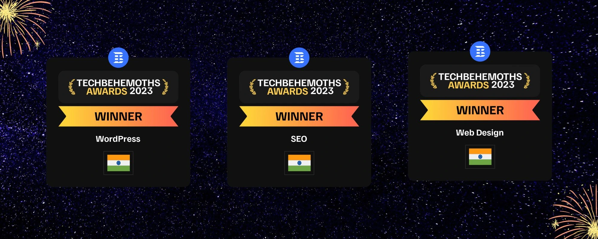 Aarav Infotech's Hat-Trick Win in SEO, WordPress, and Web Design